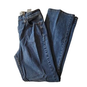 Signature by Levi's At Waist Bootcut Blue Denim Jeans Sizw 8 Short